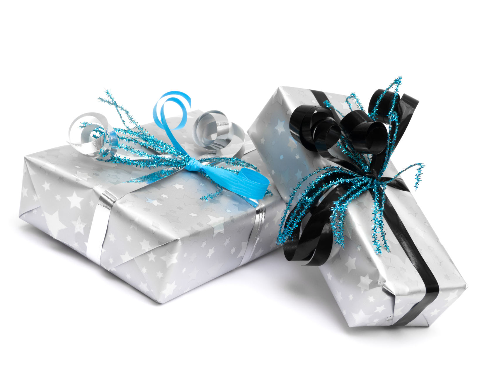 Gift wrap, bows and ribbons